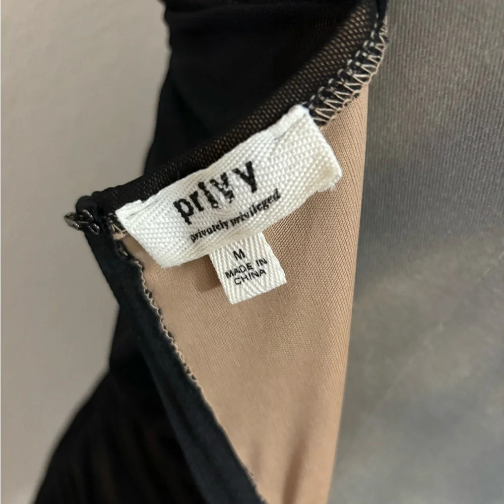 Privy Privately Privileged Mesh Overlay Bodycon Dress - Picture 13 of 13